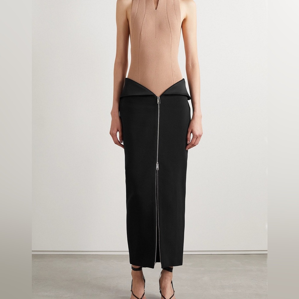 KHAITE Pepita crepe maxi skirt - Picture 2 of 4